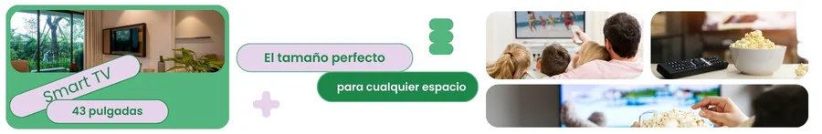 Smart TV 43 Pulgadas: El tamaño perfecto para cualquier espacio