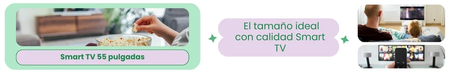 Smart TV 55 pulgadas: El tamaño ideal con calidad Smart TV