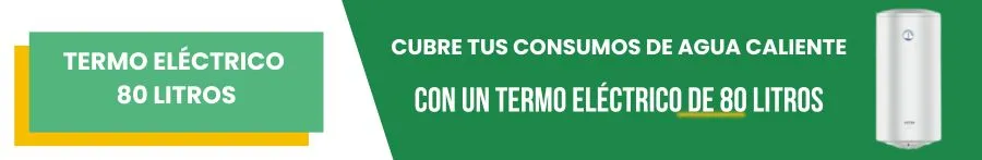Termo eléctrico 80 litros