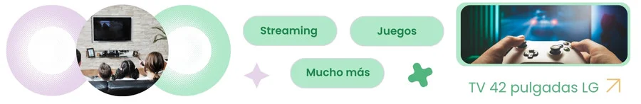 TV 42 Pulgadas LG: Streaming, juegos y mucho más